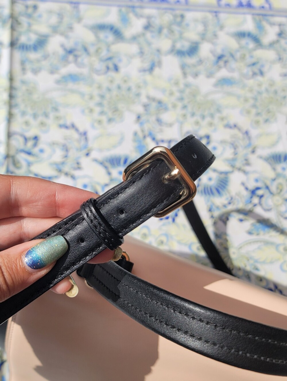 Kate Spade Magnolia Way Large Leather Colorblock Satchel With Strap - Picture 10 of 16